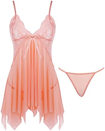 Joyaria Lace Babydoll Lingerie for Women | Elegant Sexy Sleepwear | Perfect for Date Night | Comfortable & Flattering Fi