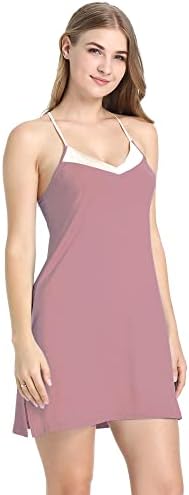 Joyaria Womens Spaghetti Strap Nightgowns - Comfortable Short Nighties for Sleepwear - Soft Cotton Fabric - Perfect for
