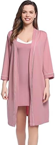 Joyaria Womens Spaghetti Strap Nightgowns - Comfortable Short Nighties for Sleepwear - Soft Cotton Fabric - Perfect for