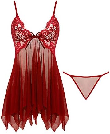 Joyaria Lace Babydoll Lingerie for Women | Elegant Sexy Sleepwear | Perfect for Date Night | Comfortable & Flattering Fi